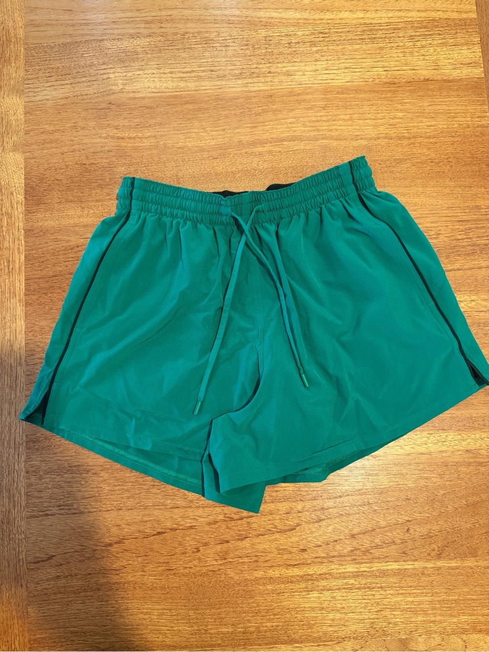 Women's Drawstring Athletic Shorts in Teal